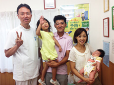 家族全員で受けに来られるお客様もおられます！